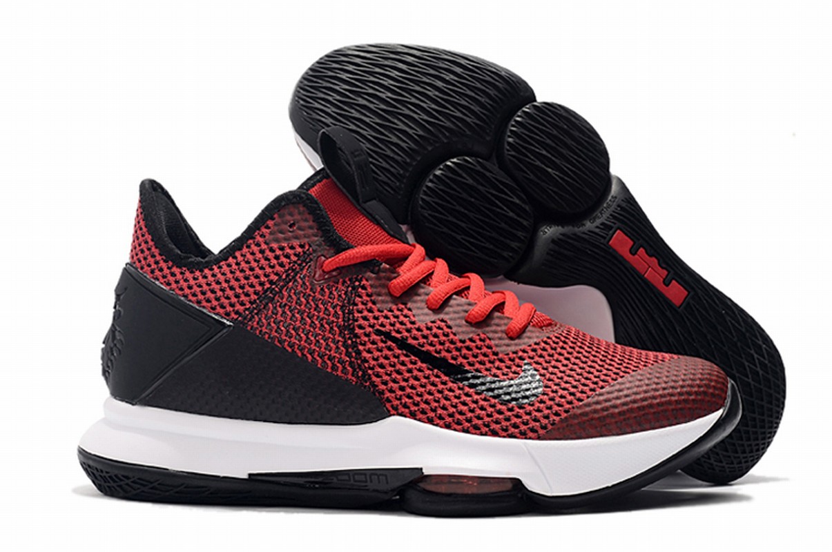 Nike Lebron James Witness 4 Shoes Red Black